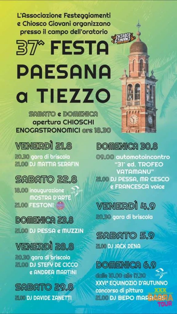 Festa Paesana A Tiezzo