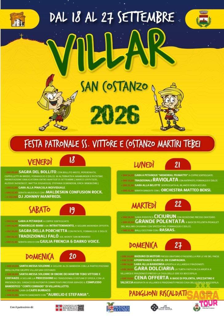 Festa Patronale SS. Vittore e Costanzo Martiri Tebei