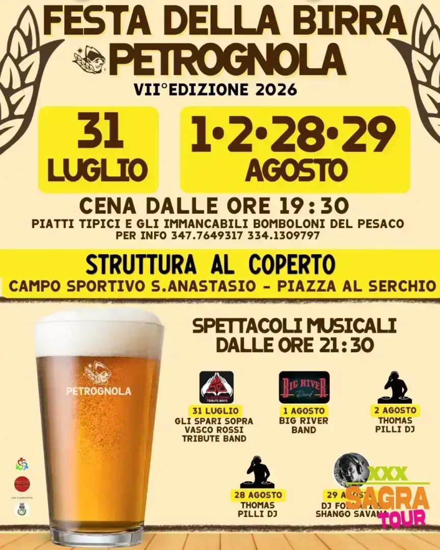 locandina festa petrognola sant'anastasio