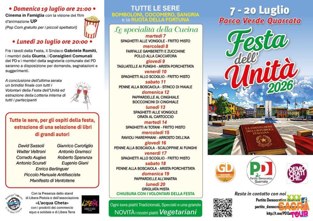 Festa Unità Quarrata