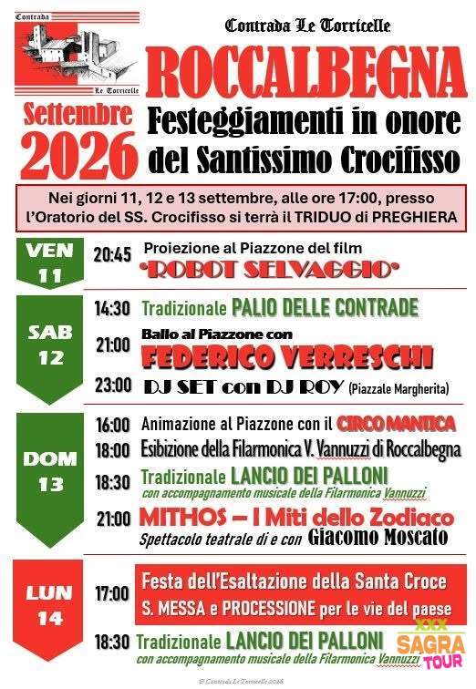 Festeggiamenti in Onore del Santissimo Crocifisso