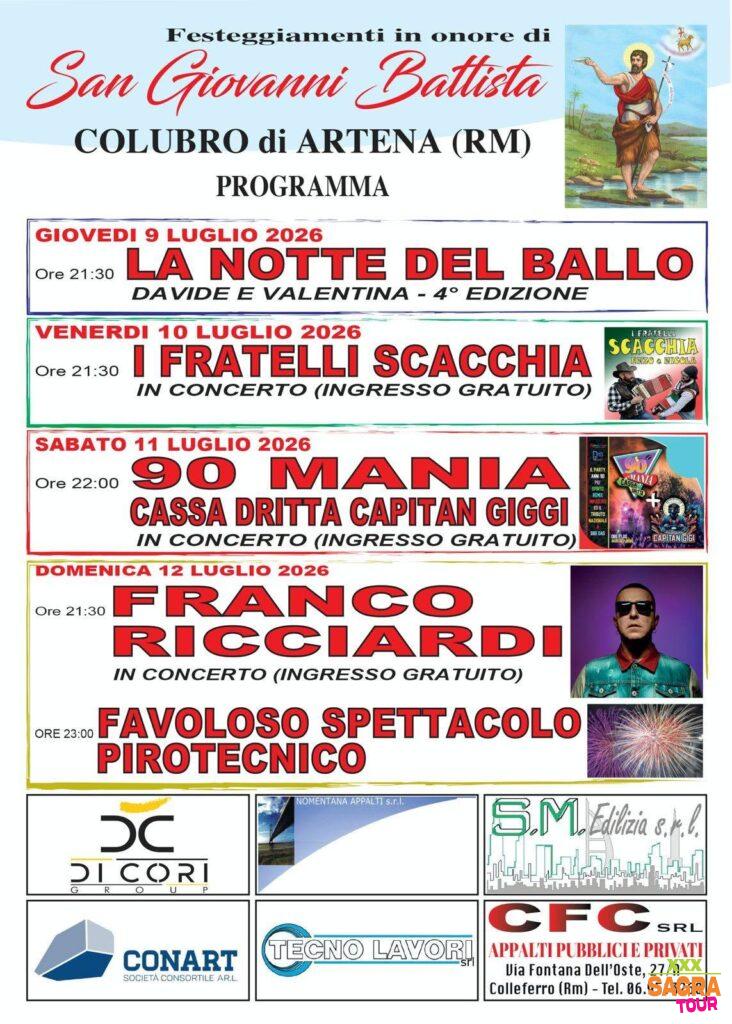 Festeggiamenti in onore di San Giovanni Battista