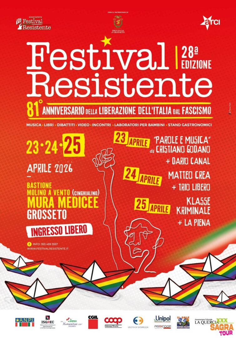 Manifesto Festival resistente - Bastione Mulino a Vento