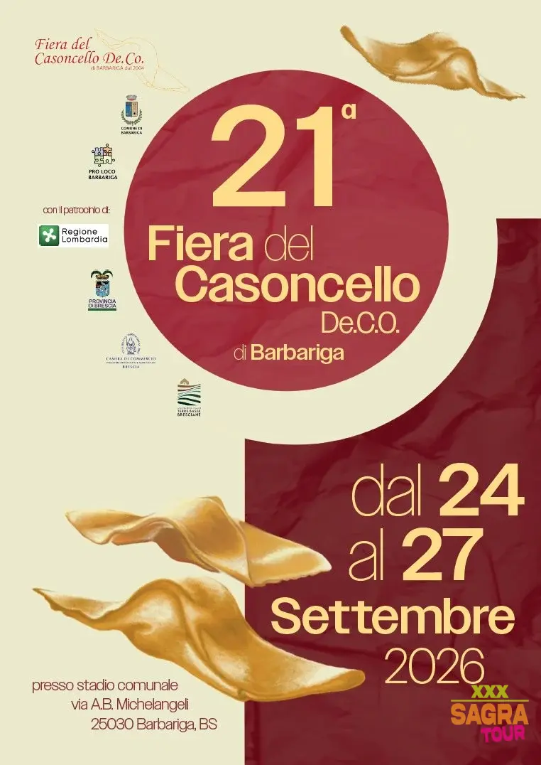locandina fiera del casoncello barbariga