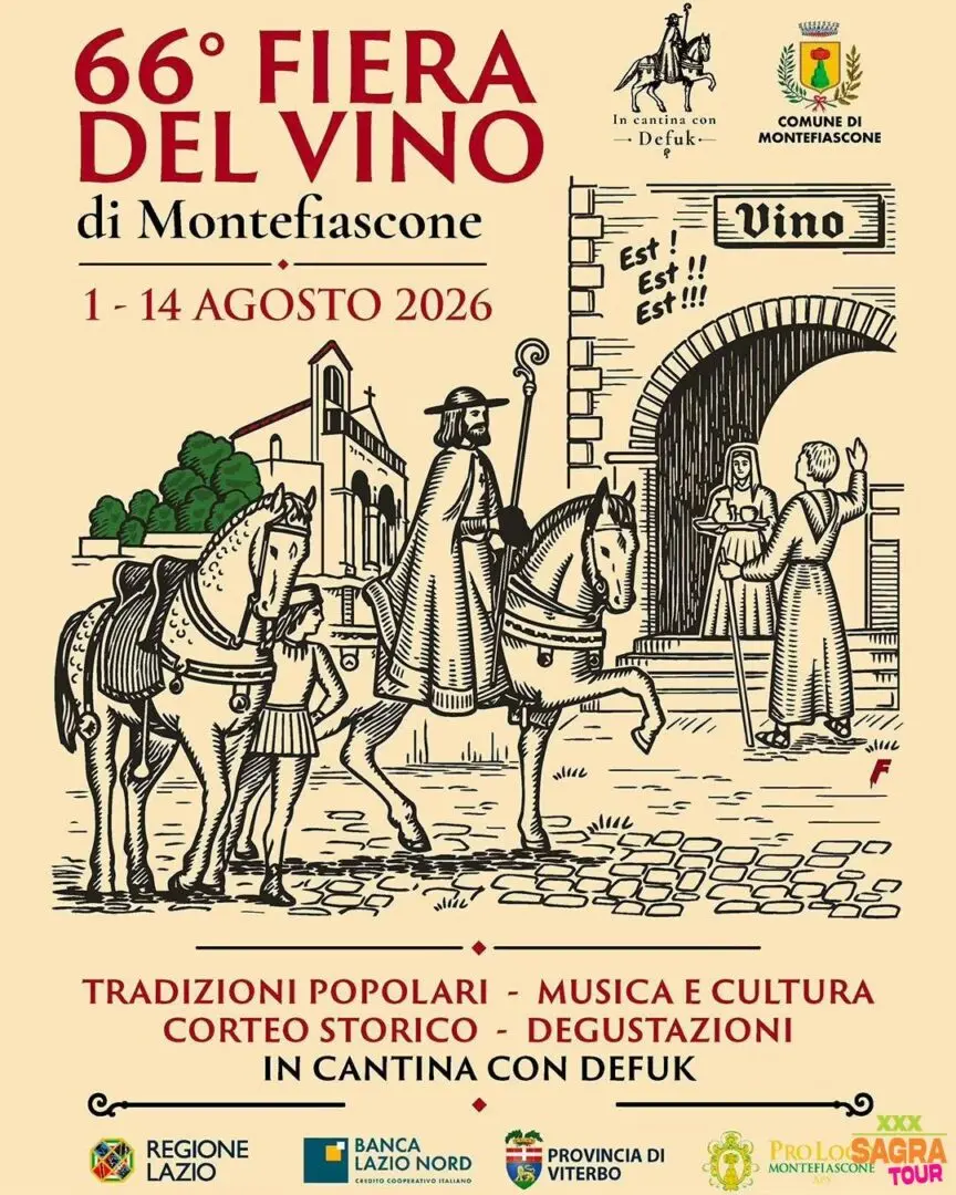 locandina fiera del vino di montefiascone montefiascone