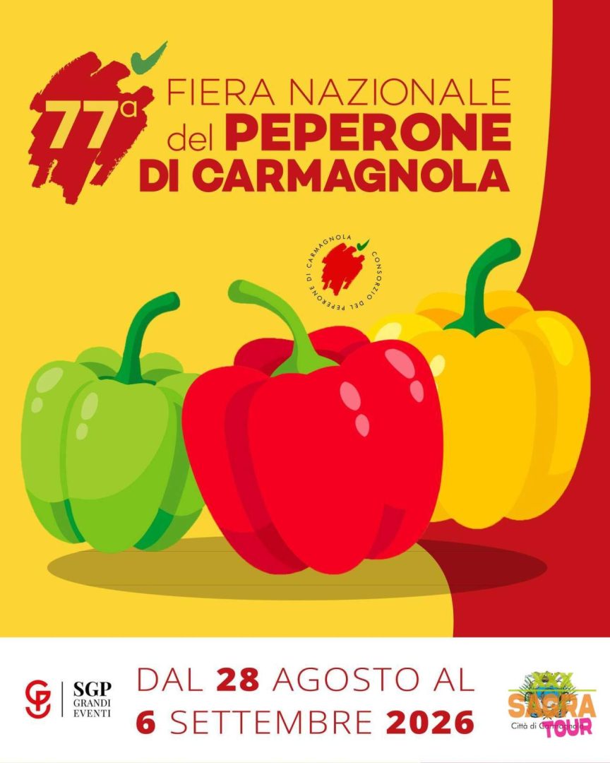 locandina fiera nazionale del peperone di carmagnola carmagnola