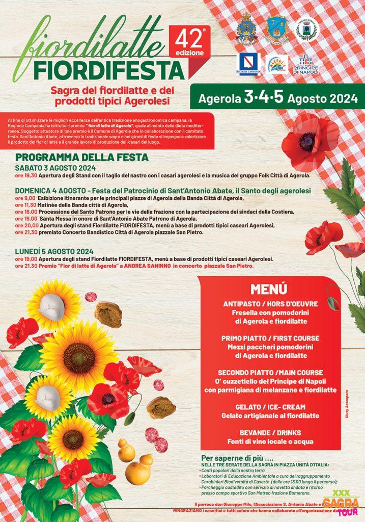 locandina fiordilatte fiordifesta agerola