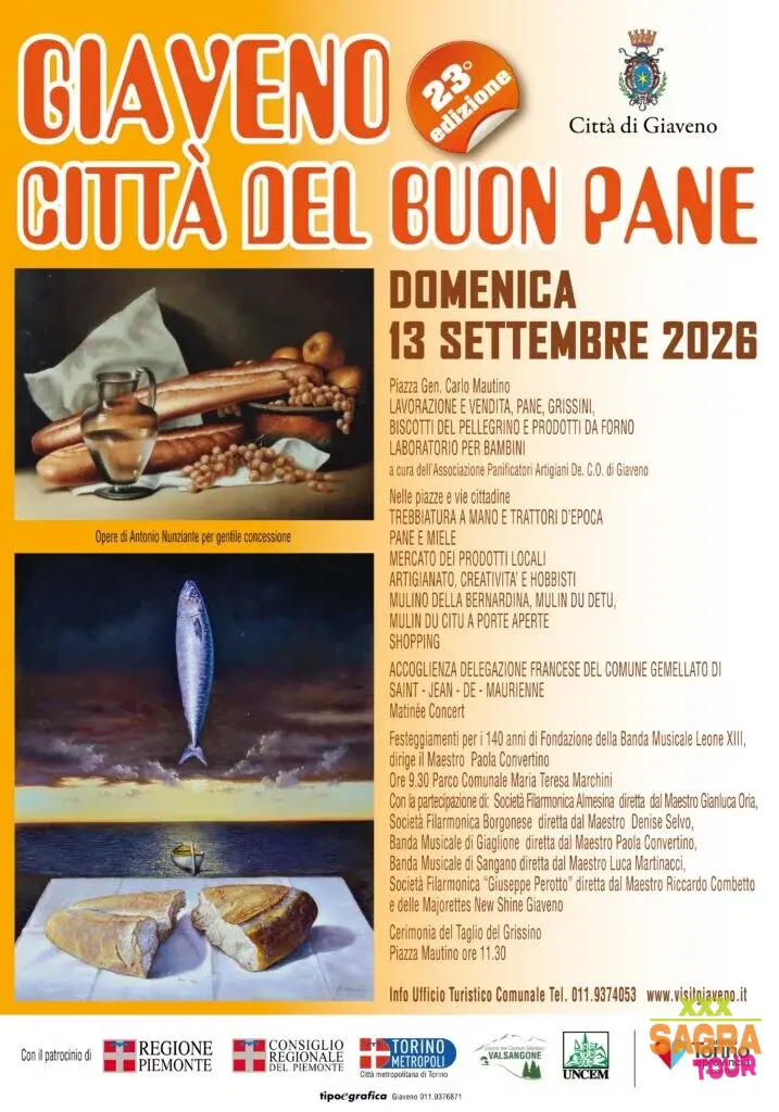 locandina giaveno citta del buon pane giaveno