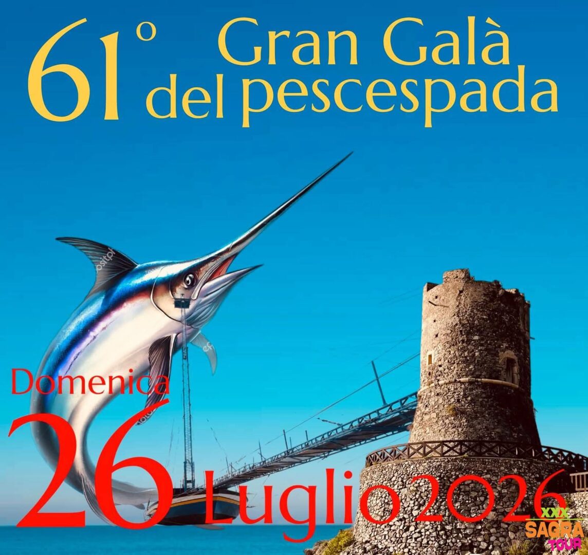 locandina gran galà del pesce spada bagnara calabra