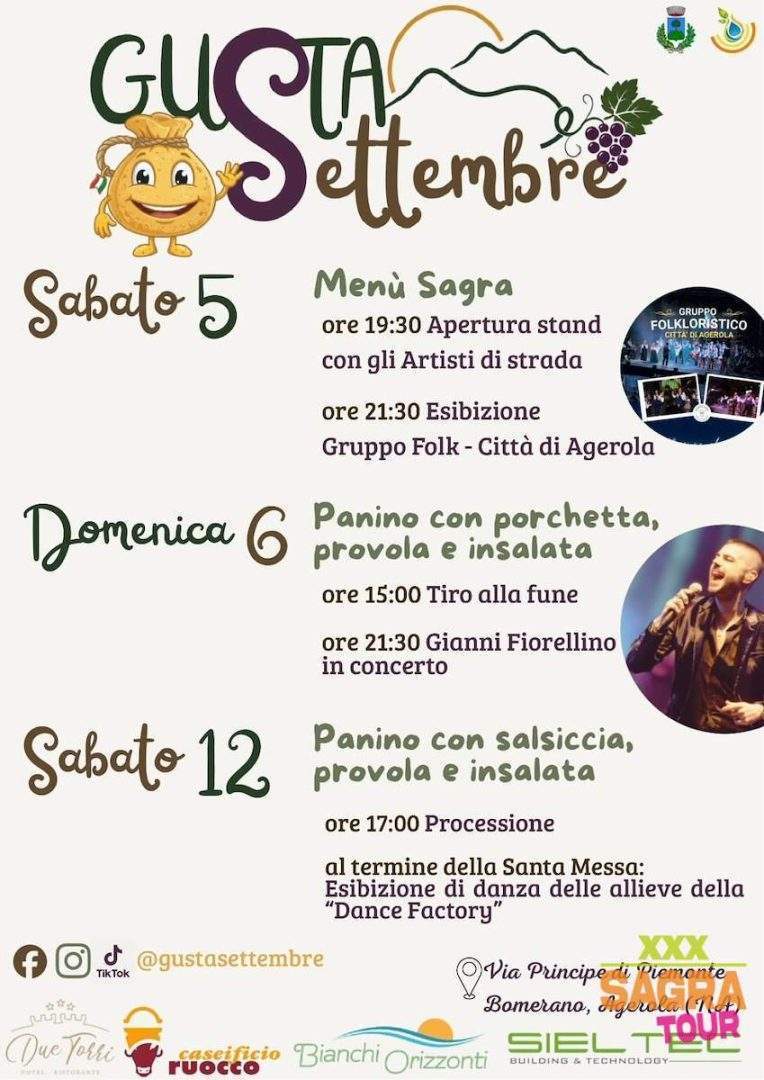 locandina gusta settembre agerola