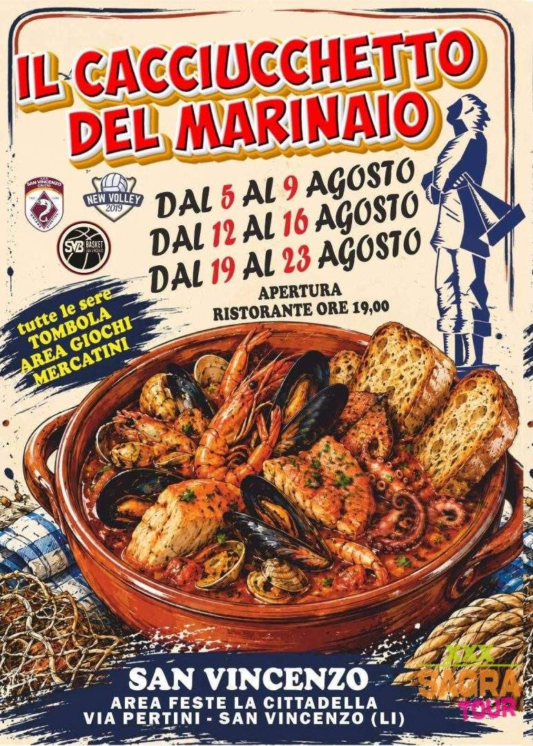 locandina il cacciucchetto del marinaio san vincenzo