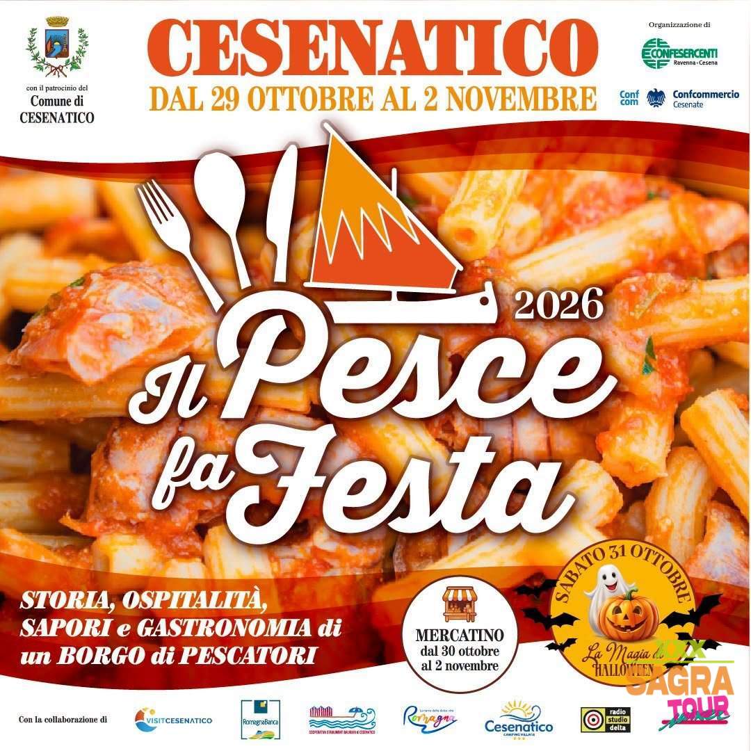 locandina il pesce fa festa cesenatico