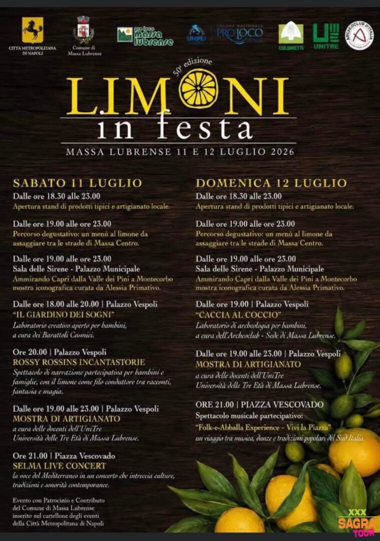 locandina limoni in festa massa lubrense