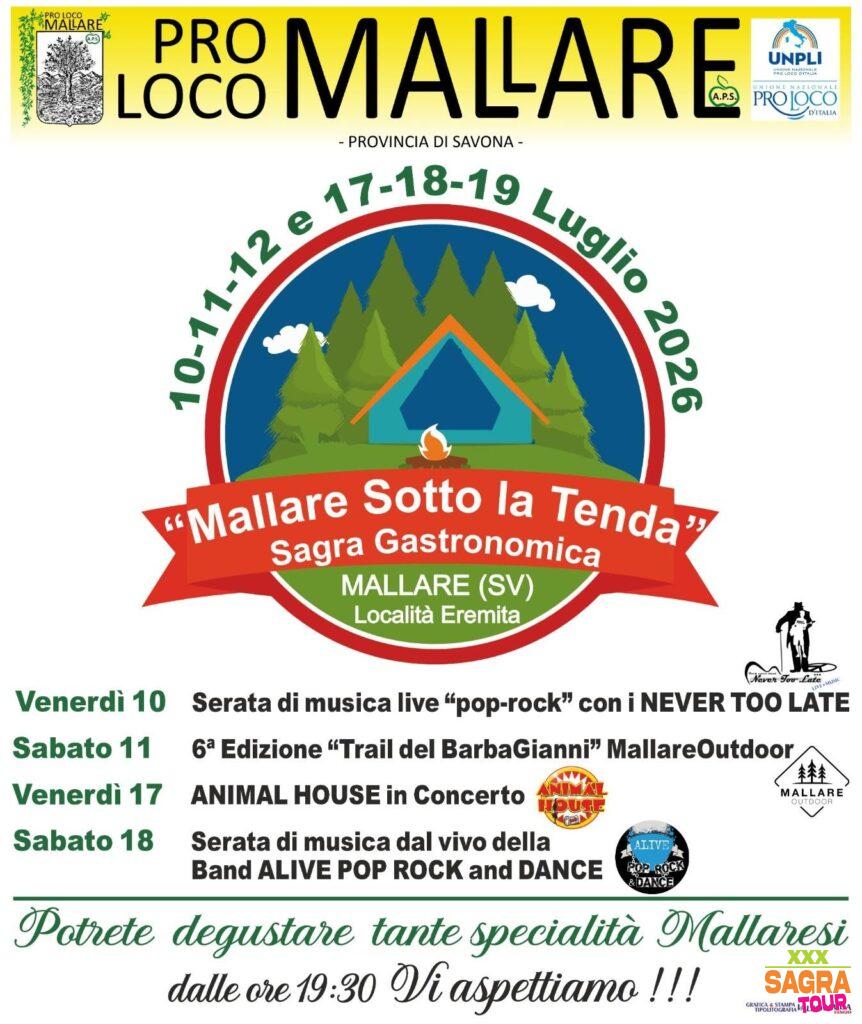 Mallare Sotto la Tenda