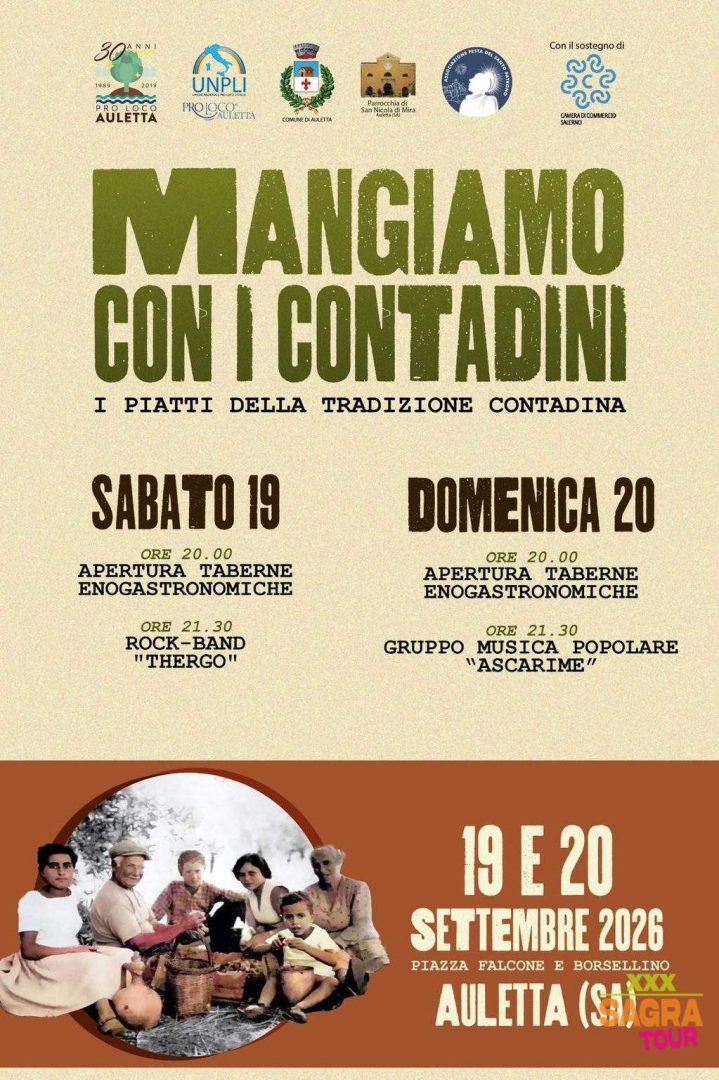 locandina mangiamo con i contadini auletta