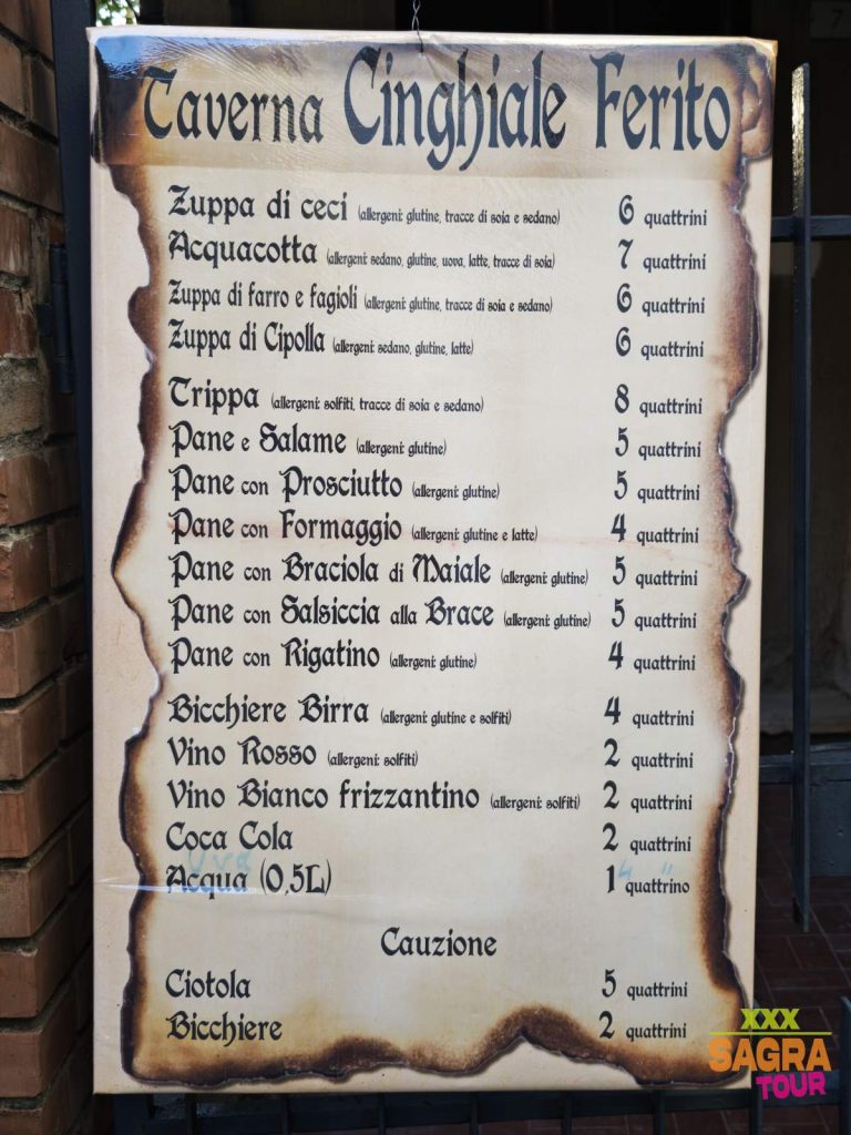 foto menu medioevo nel borgo roccatederighi