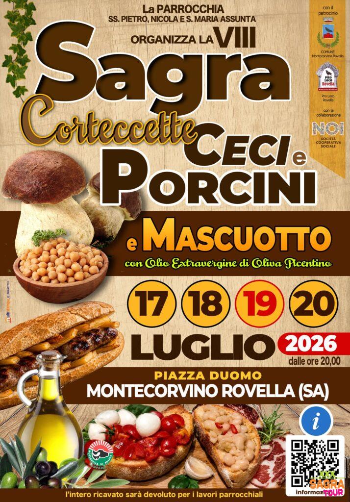 Sagra Cortecce e Ceci, Porcini e Mascuotto