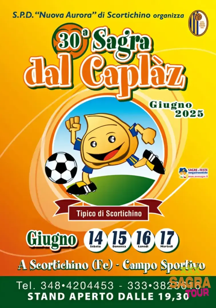 locandina sagra dal caplàz scortichino