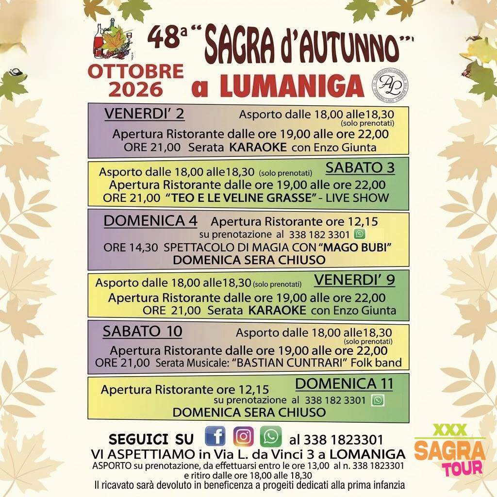 locandina sagra d’autunno missaglia
