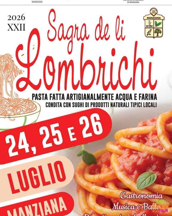 locandina sagra de li lombrichi manziana