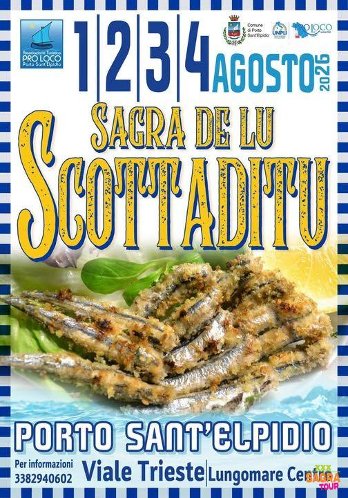 locandina sagra de lu scottaditu porto sant'elpidio