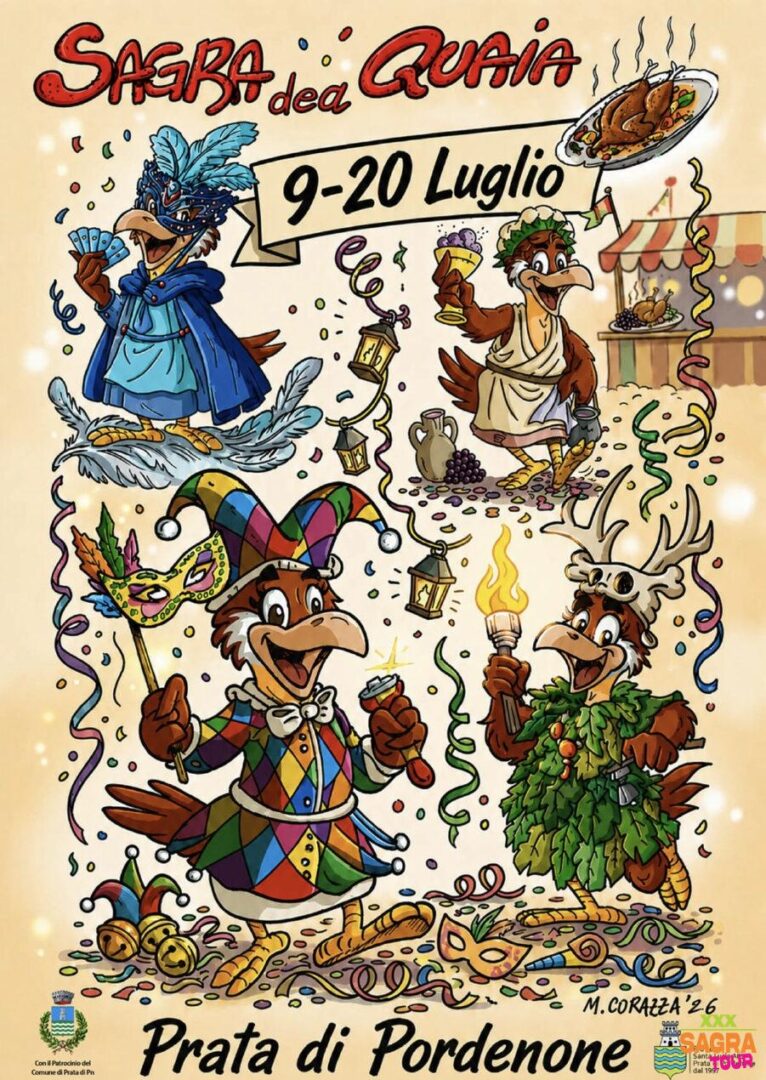 locandina sagra dea quaia prata di pordenone