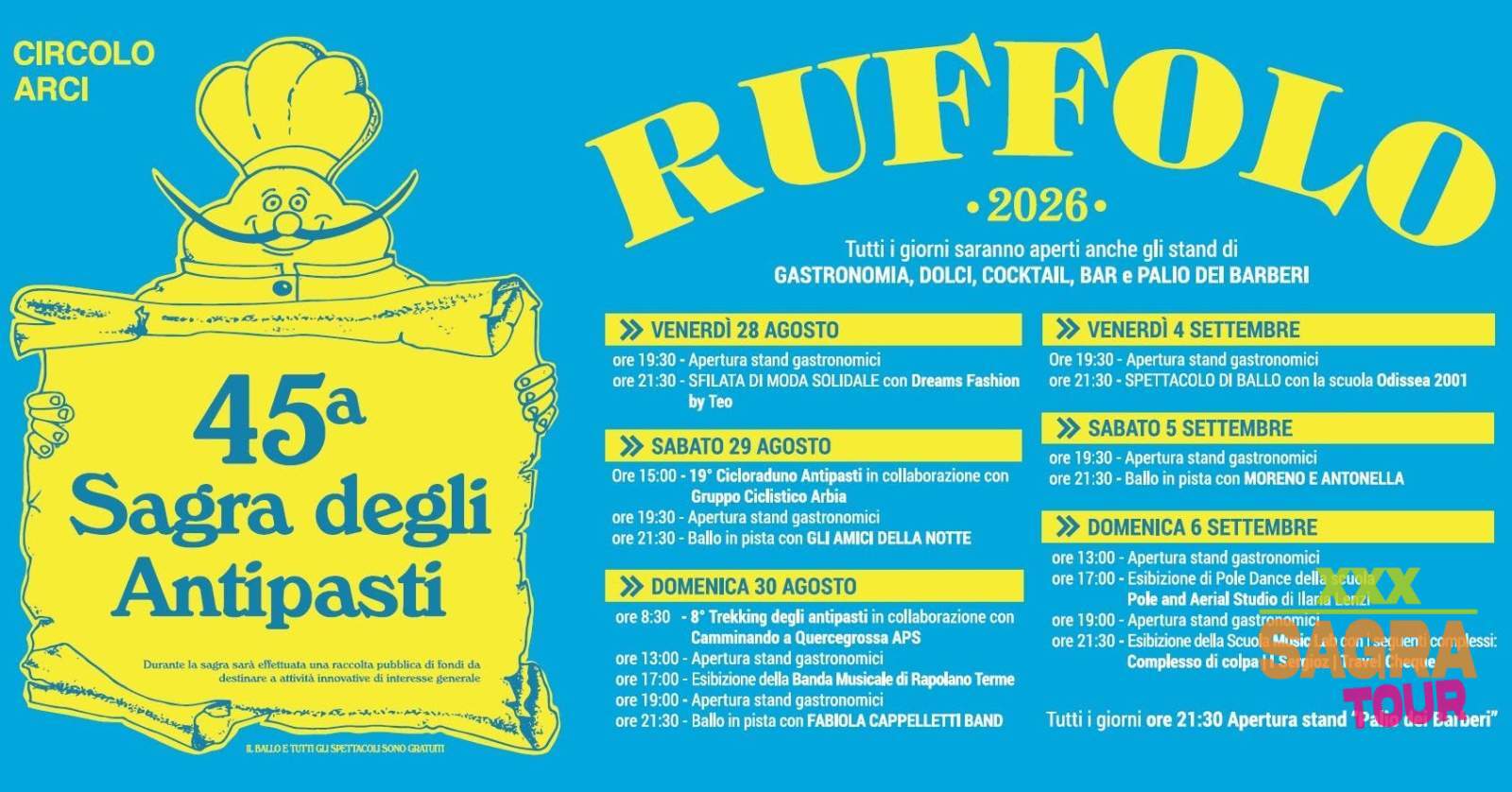 locandina sagra degli antipasti siena