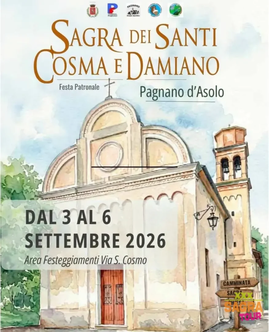locandina sagra dei santi cosma e damiano pagnano d'asolo