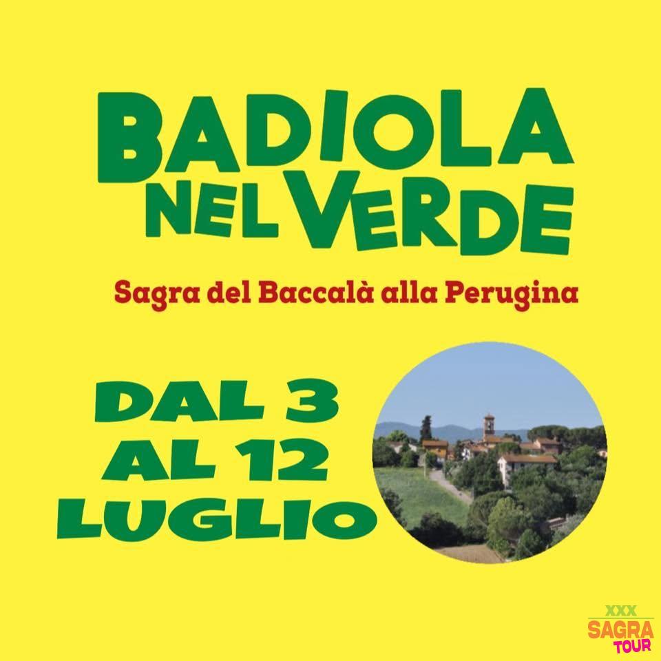 locandina sagra del baccalà alla perugina badiola