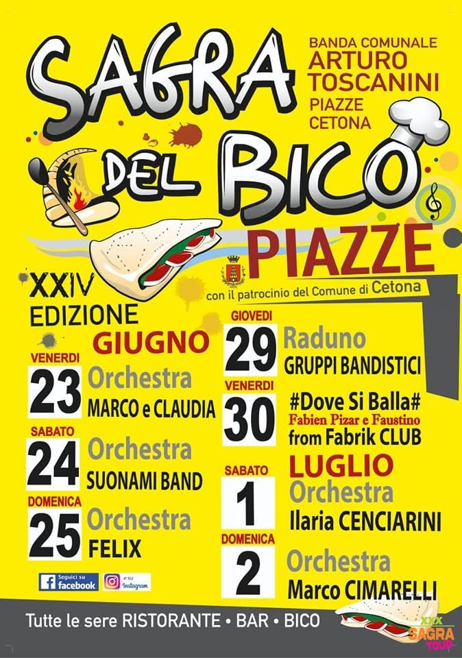 Manifesto Sagra del Bico - Cetona