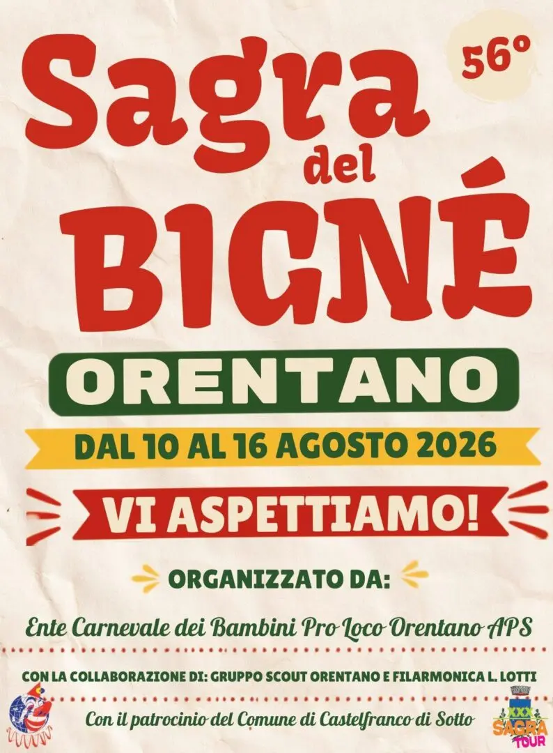 locandina sagra del bignè castelfranco di sotto