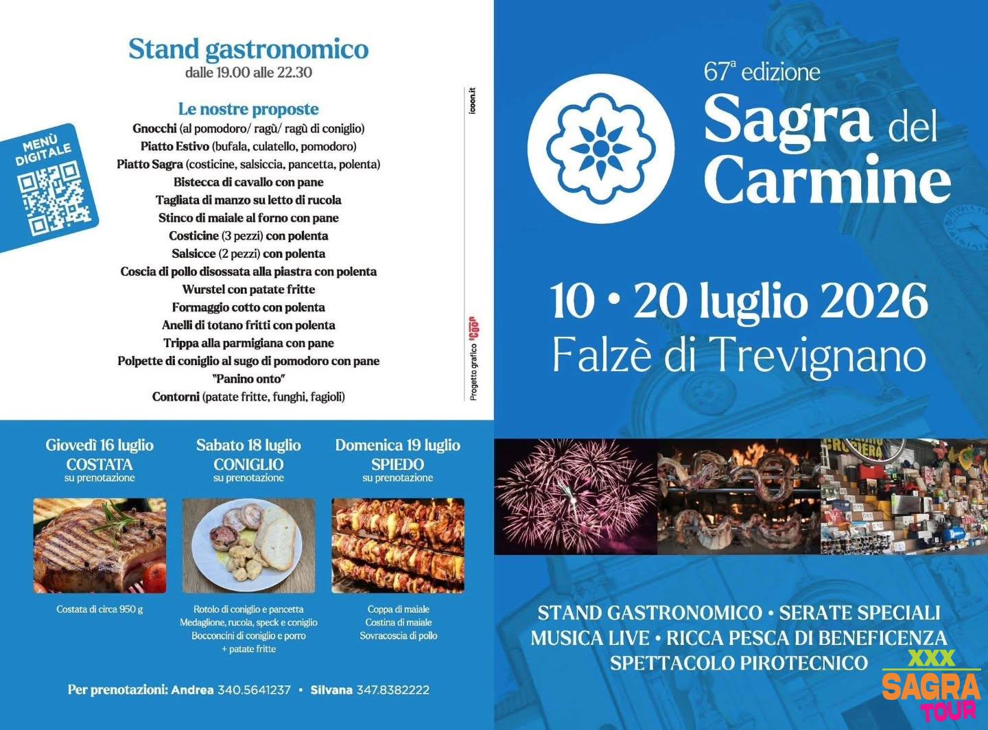 locandina sagra del carmine falzè
