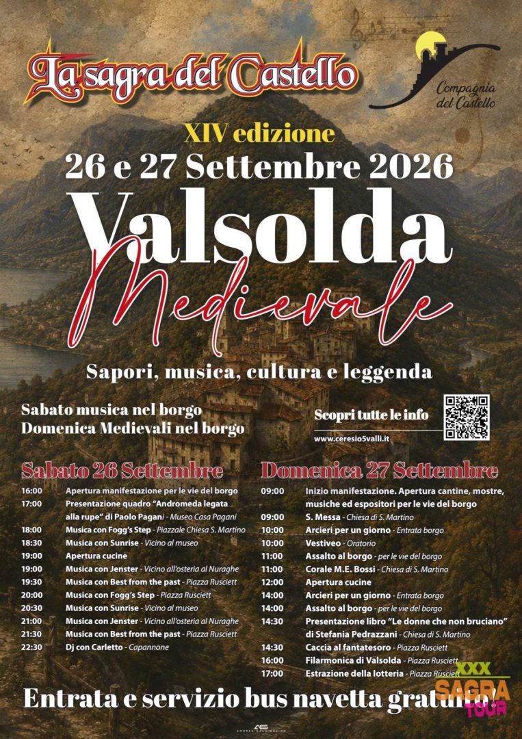 locandina sagra del castello valsolda