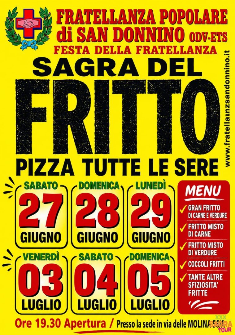 Manifesto Sagra del Fritto - Campi Bisenzio