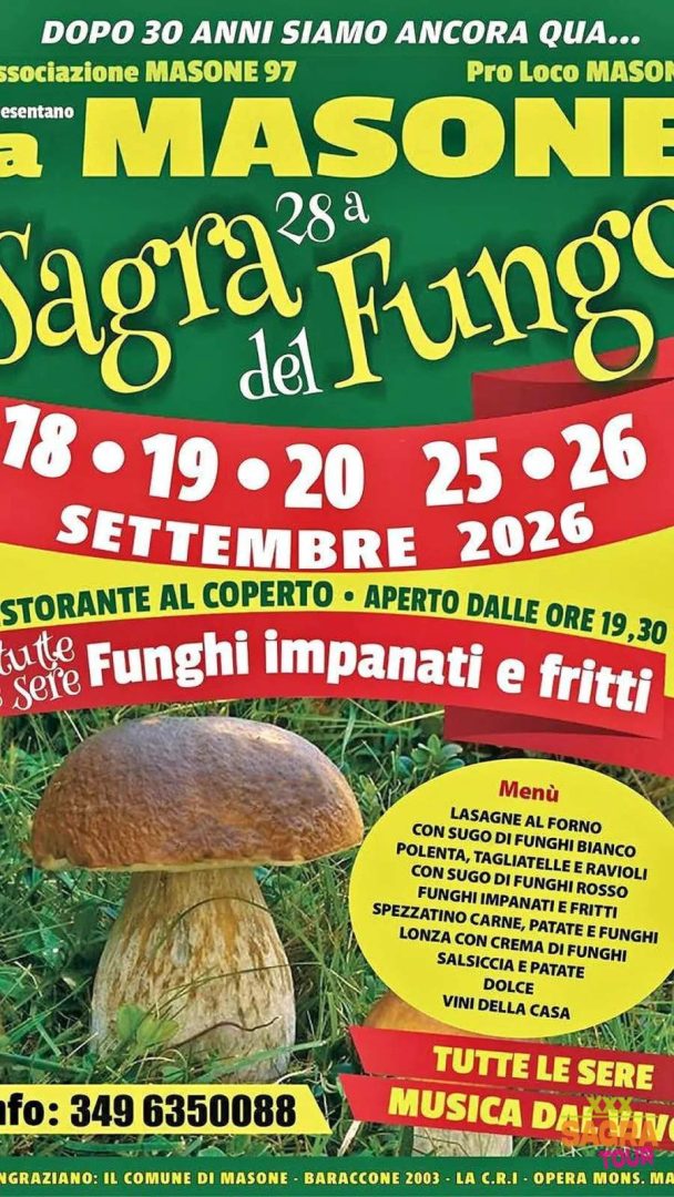 locandina sagra del fungo masone