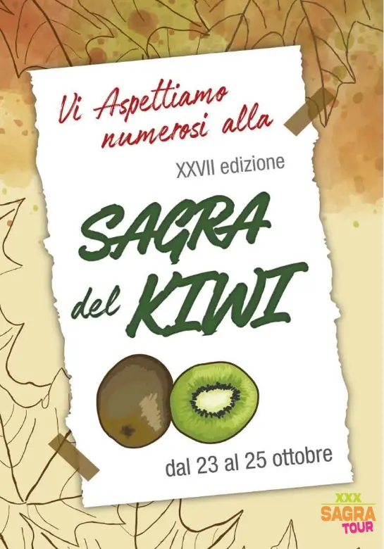 locandina sagra del kiwi bibiana