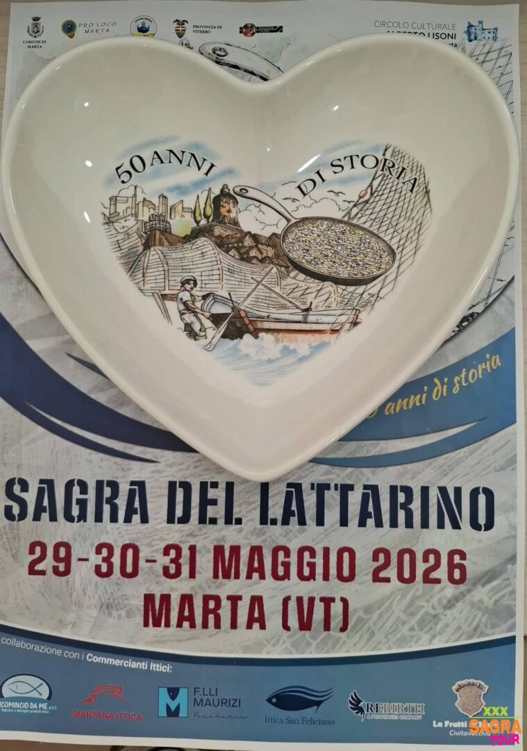 locandina sagra del lattarino marta