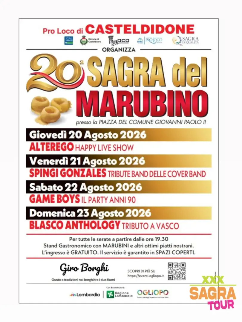 locandina sagra del marubino casteldidone