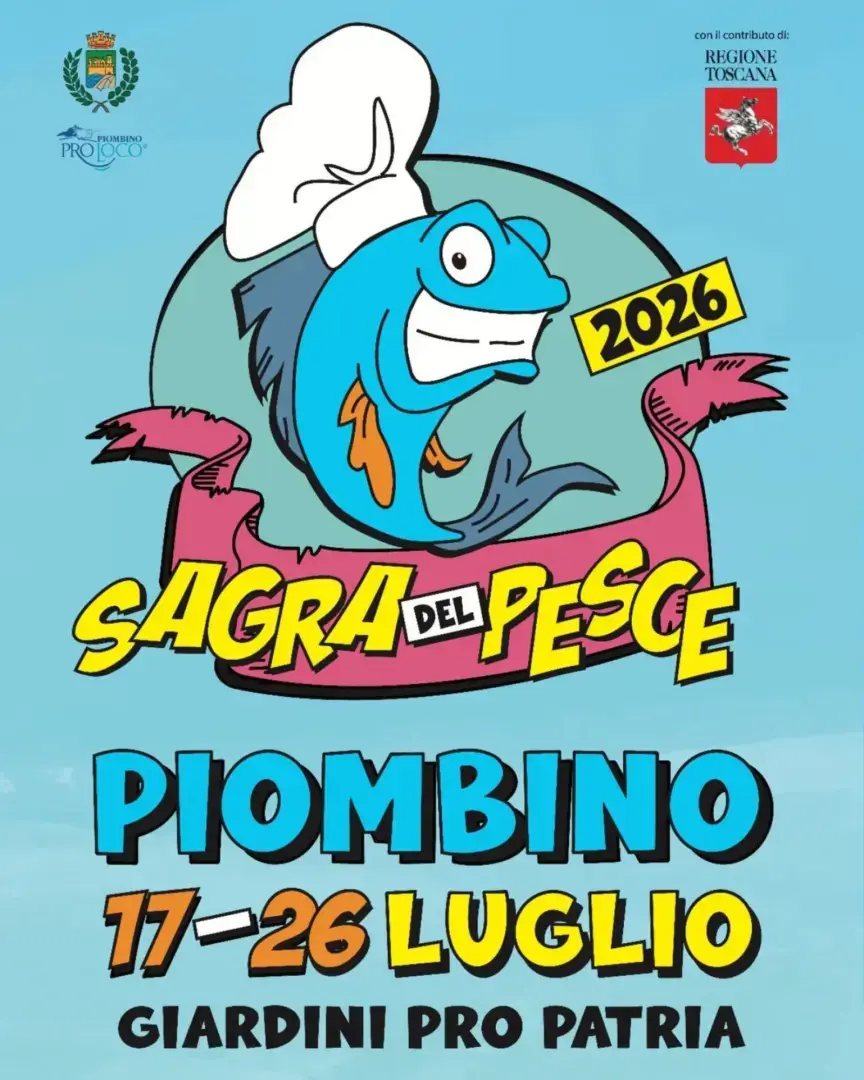 locandina sagra del pesce a piombino piombino