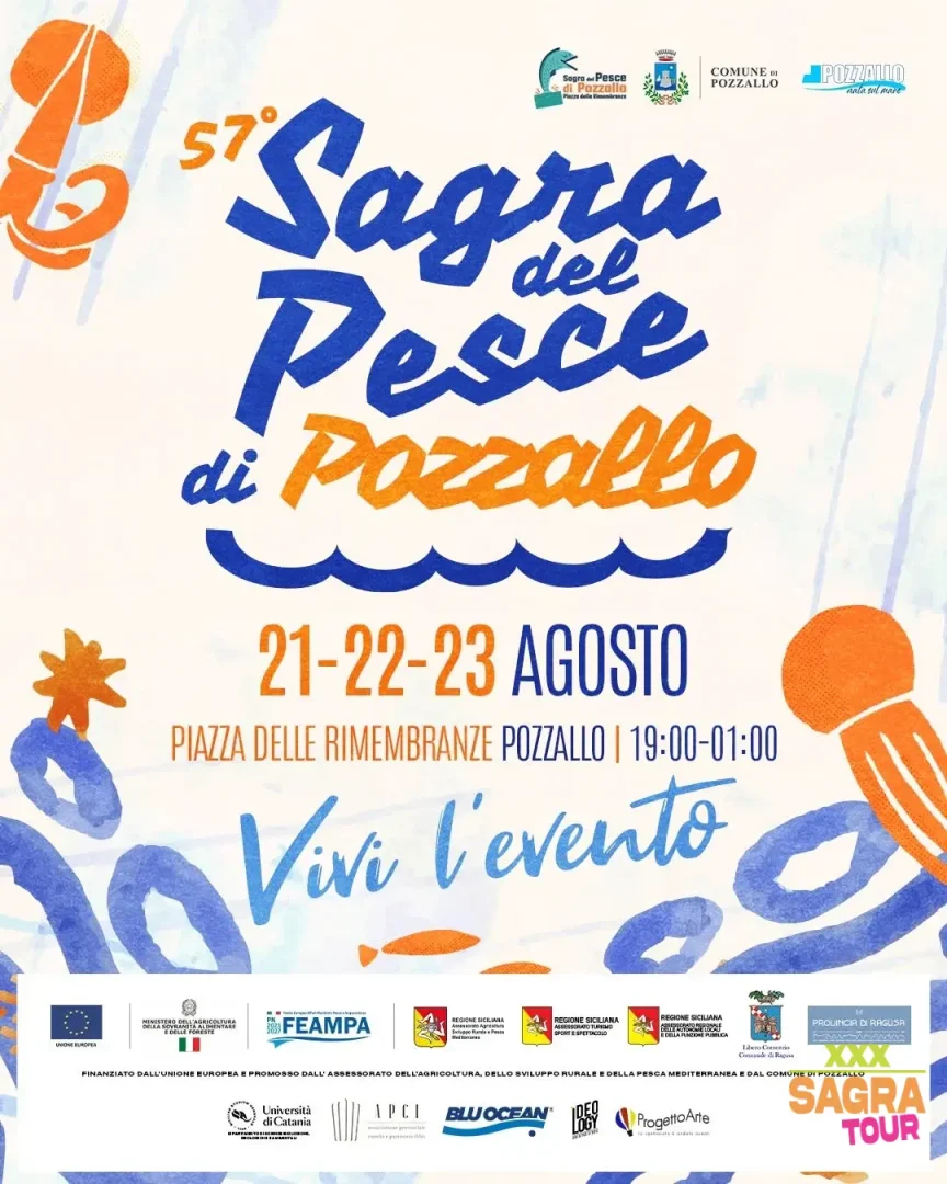 locandina sagra del pesce di pozzallo pozzallo