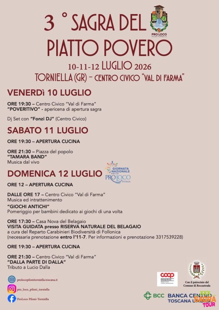 locandina sagra del piatto povero torniella