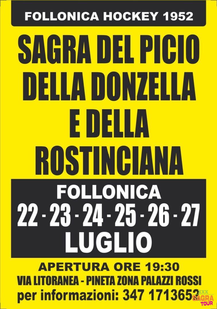 Manifesto Sagra del Picio, della Donzella e della Rostinciana - Pineta di Ponente