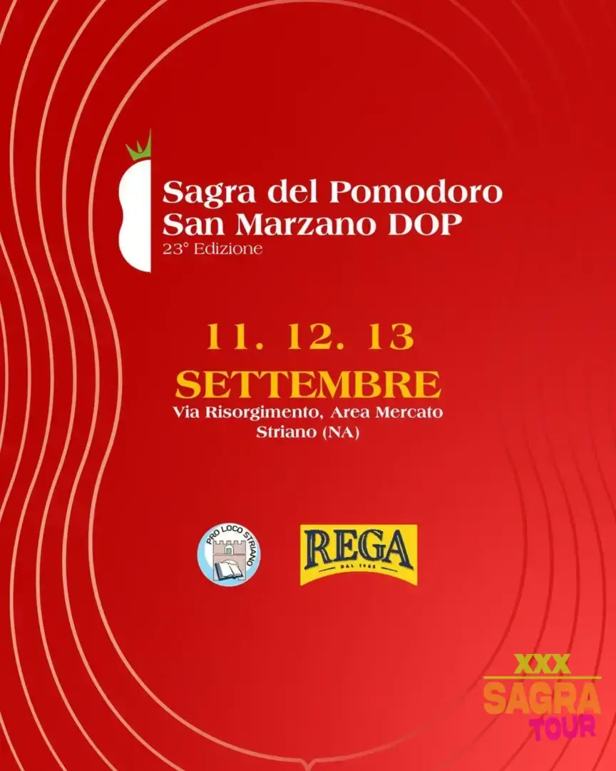 locandina sagra del pomodoro san marzano striano