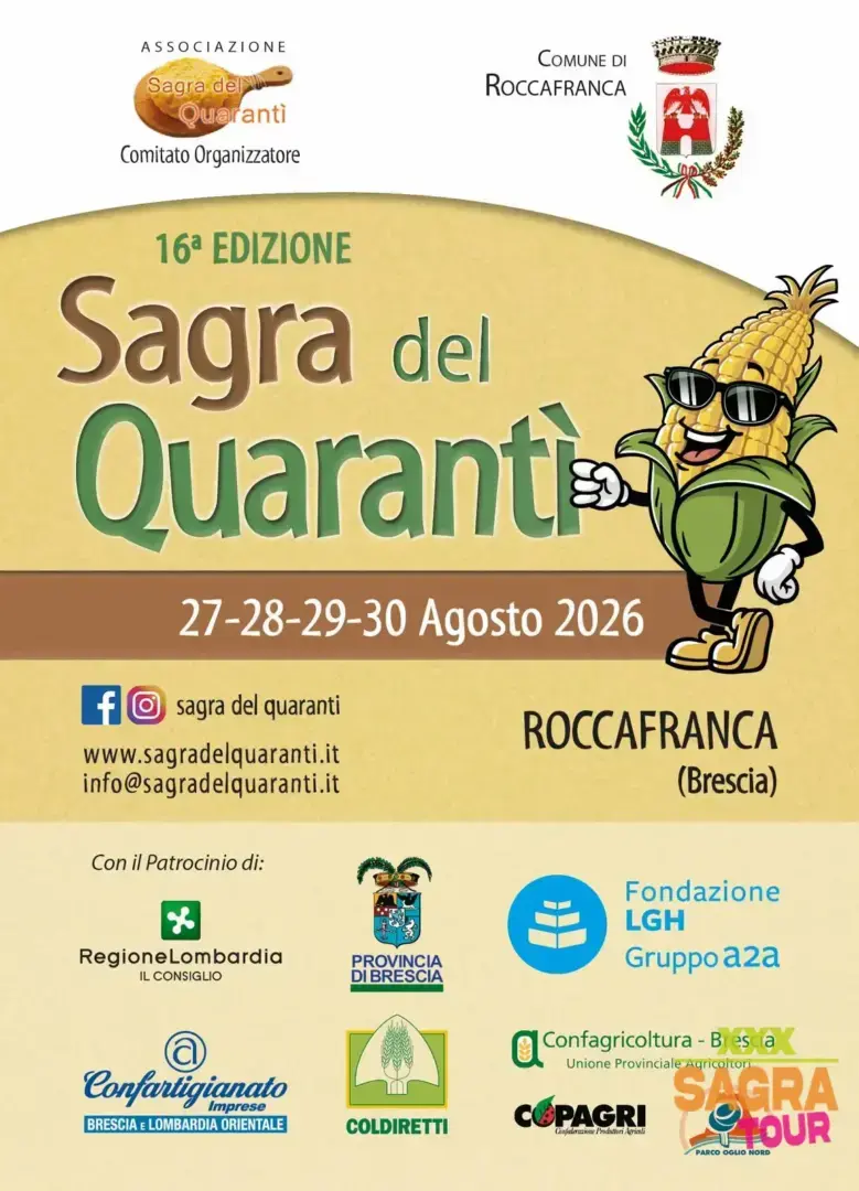 locandina sagra del quarantì roccafranca