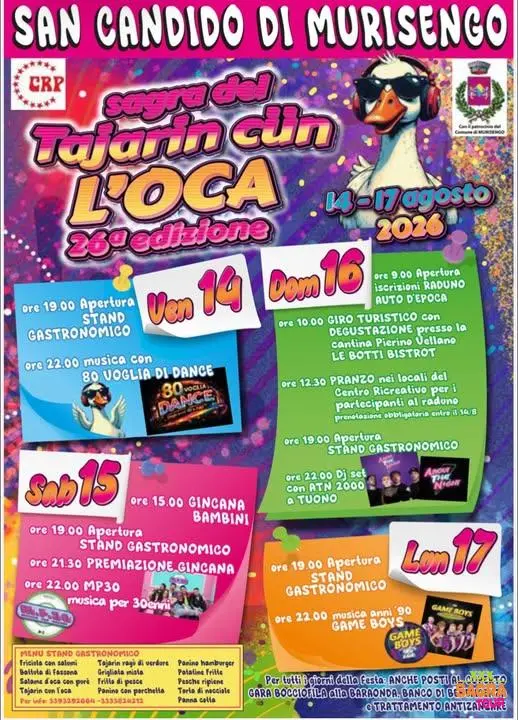 Sagra del Tajarin cùn l’Oca