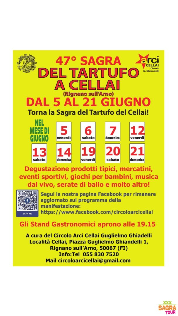 Manifesto Sagra del tartufo - Rignano sull'Arno