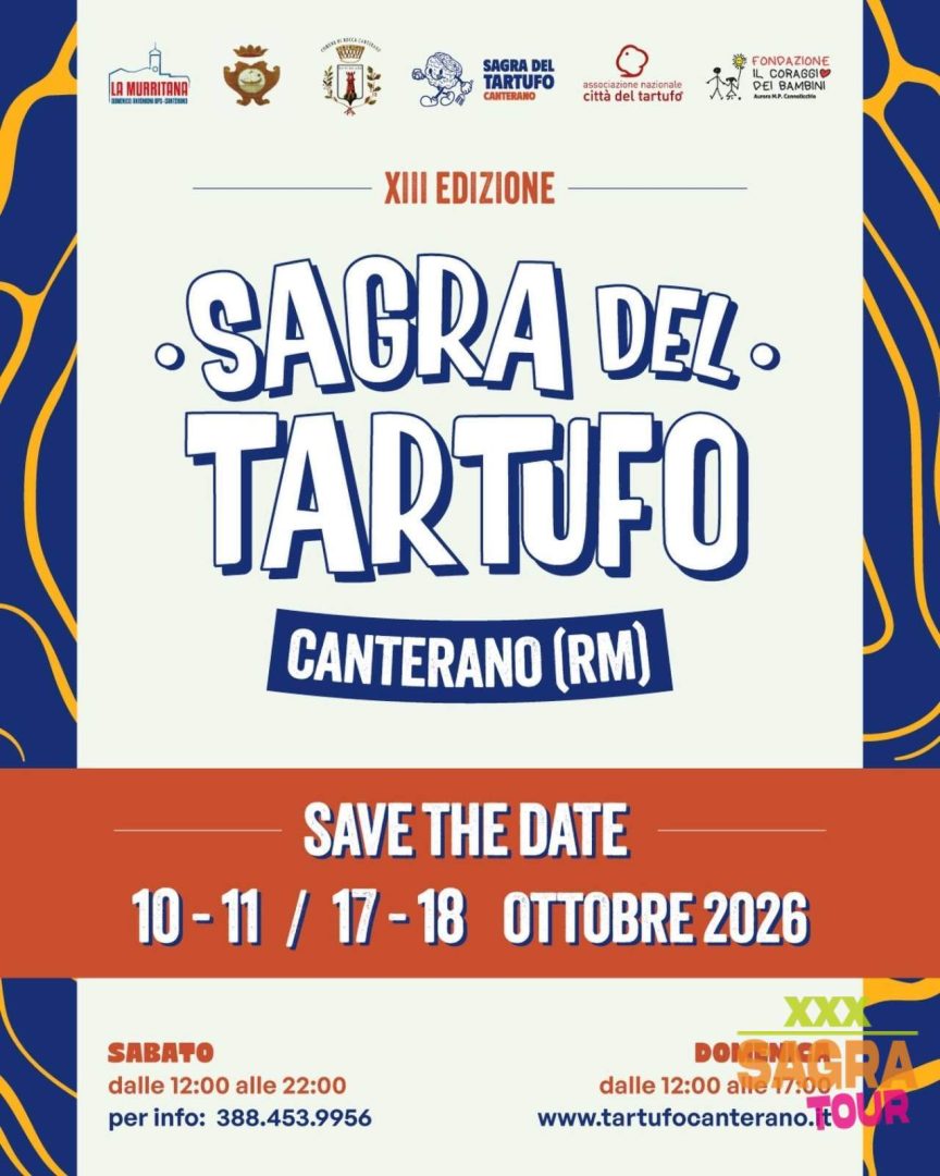 locandina sagra del tartufo canterano