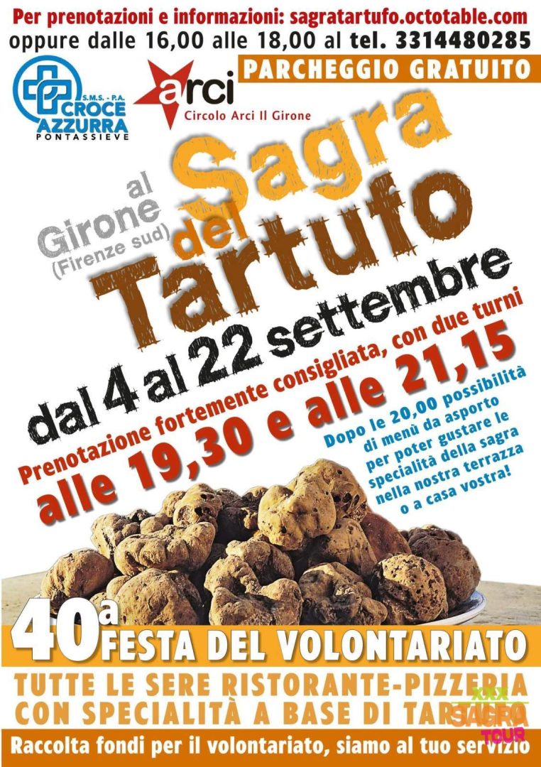 locandina sagra del tartufo fiesole