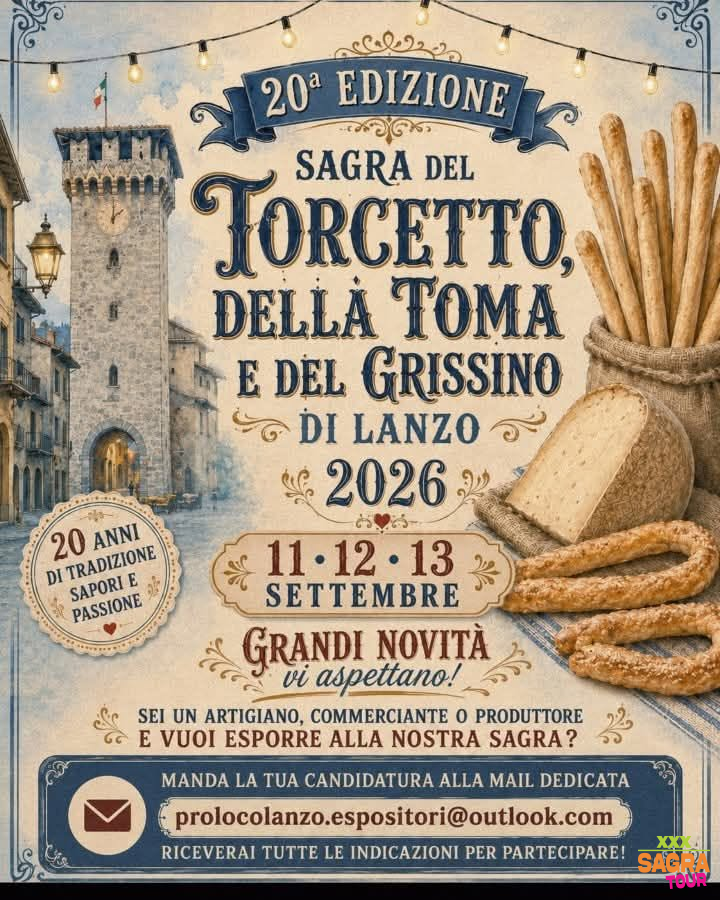 Sagra del Torcetto, della Toma e del Grissino di Lanzo