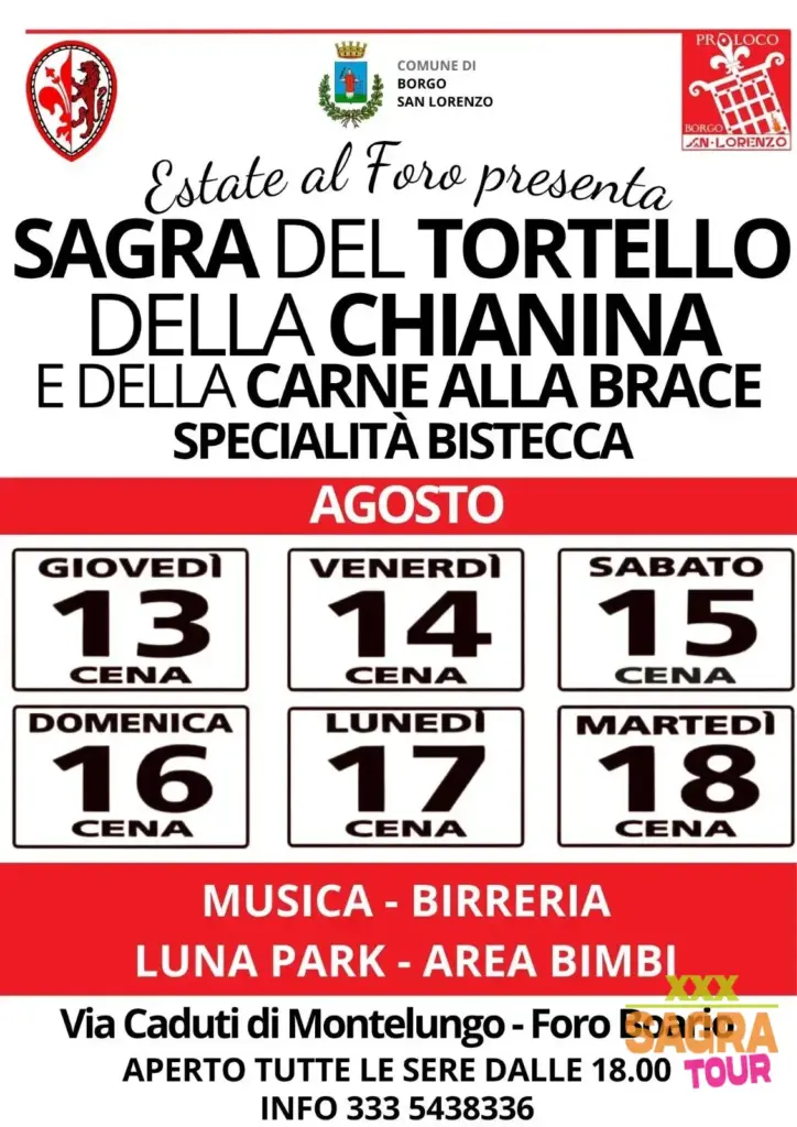 Sagra del Tortello, della Chianina e della Carne alla Brace